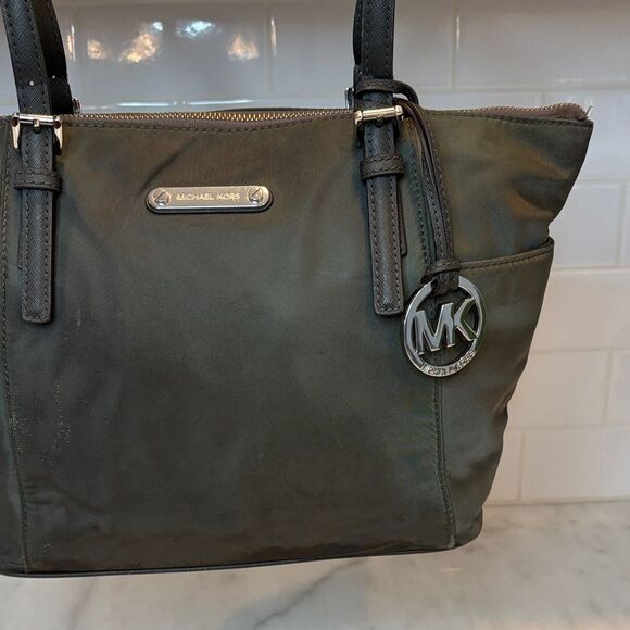 Michael Kors Bag Purse Handbag Pocketbook Nylon Designer Tote Bag - Picture 3 of 16